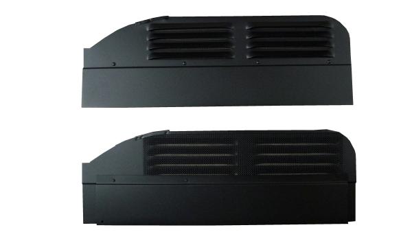 Lüftungsgitter Frischlüfter Renault Trafic 2 Fahrerhaus ab 01/2001 - 2014 - Lüftungsgitter Ansicht Vorderseite und Rückseite